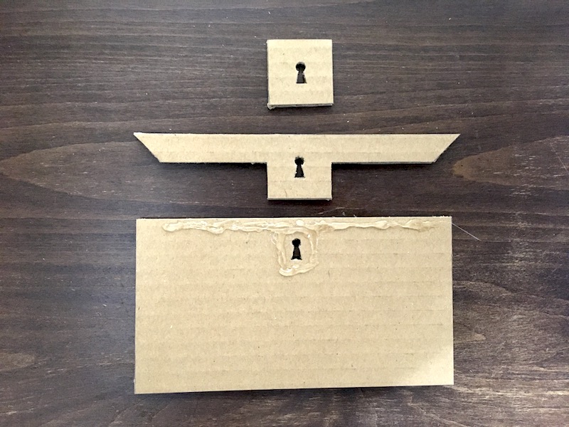 ダンボールと厚紙で作る鍵付き宝箱の作り方４ 研究開発 相楽製作所