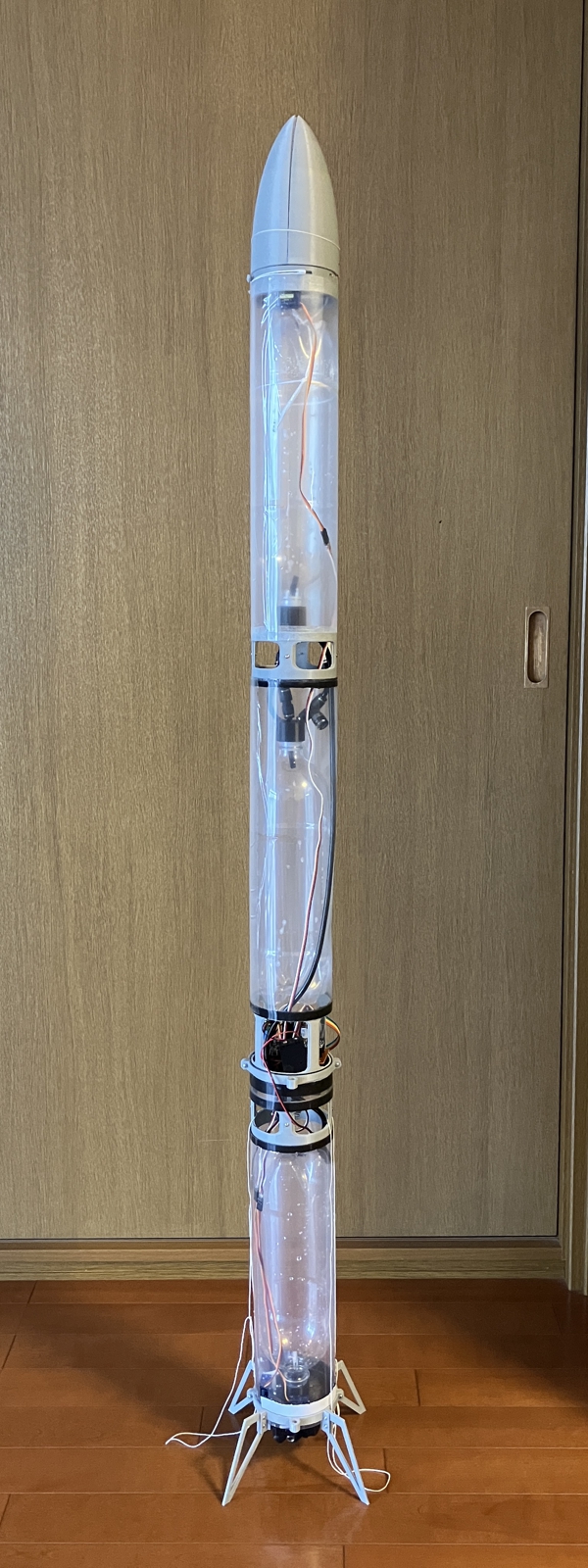 再ドッキング水ロケット